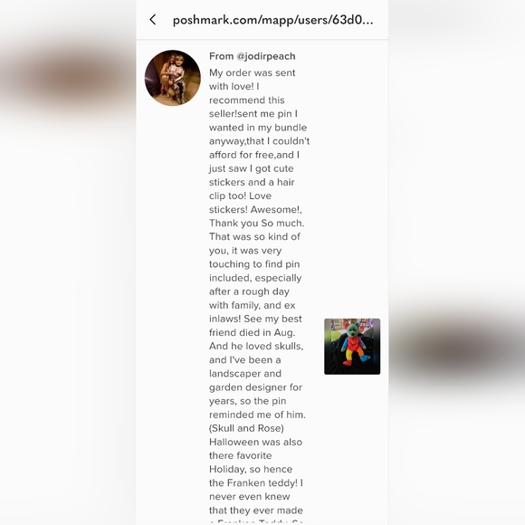 Heart this item to know when I'm having a LIVE/SILENT POSHSHOW - Picture 8 of 9